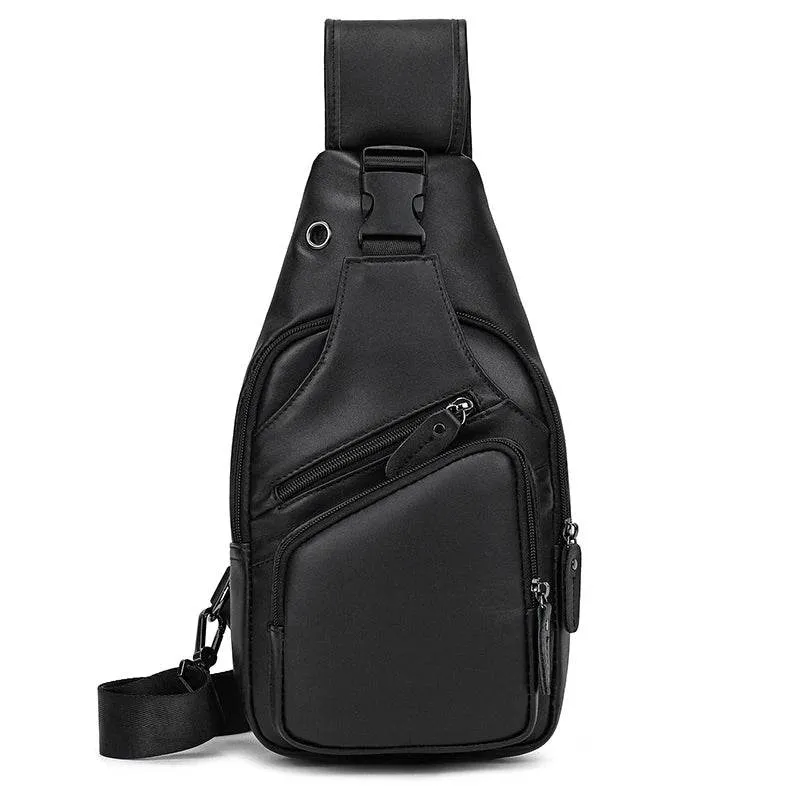 Fashion Vintage Men's Waist Bag Crossbody Chest Bag Sling Outdoor
