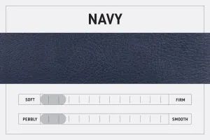 FELICITY ZIPPERED CLUTCH WITH WRISTLET LARGE - NAVY