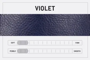 FELICITY ZIPPERED CLUTCH WITH WRISTLET LARGE - VIOLET