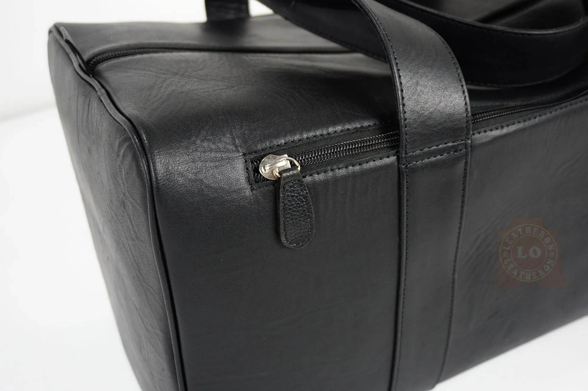 Genuine Leather Handmade Duffel Bag for Travel, Work, or Gym