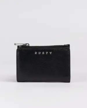 Grace Leather Compact Flap Wallet