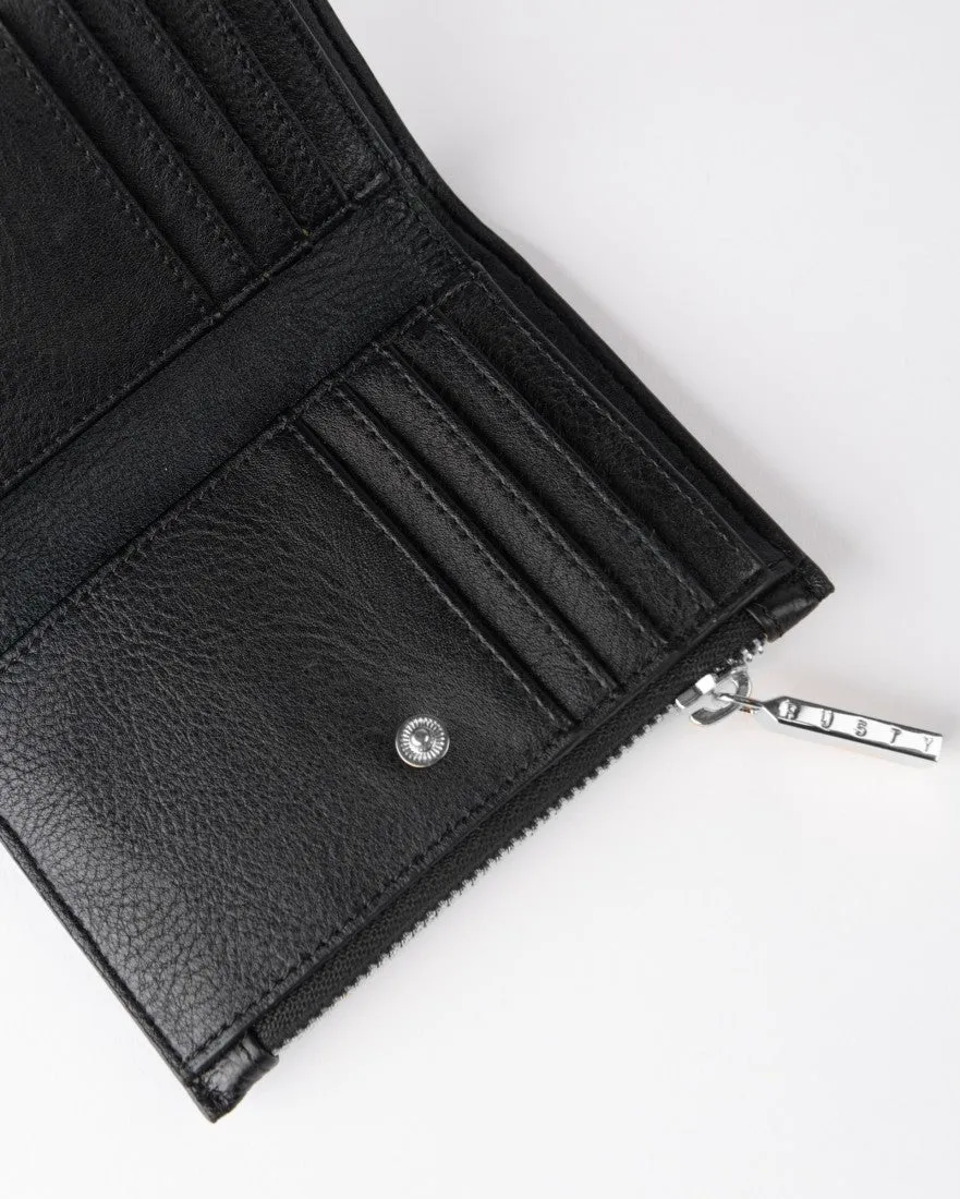 Grace Leather Compact Flap Wallet