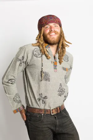 Grey Handmade Nepalese Shirt