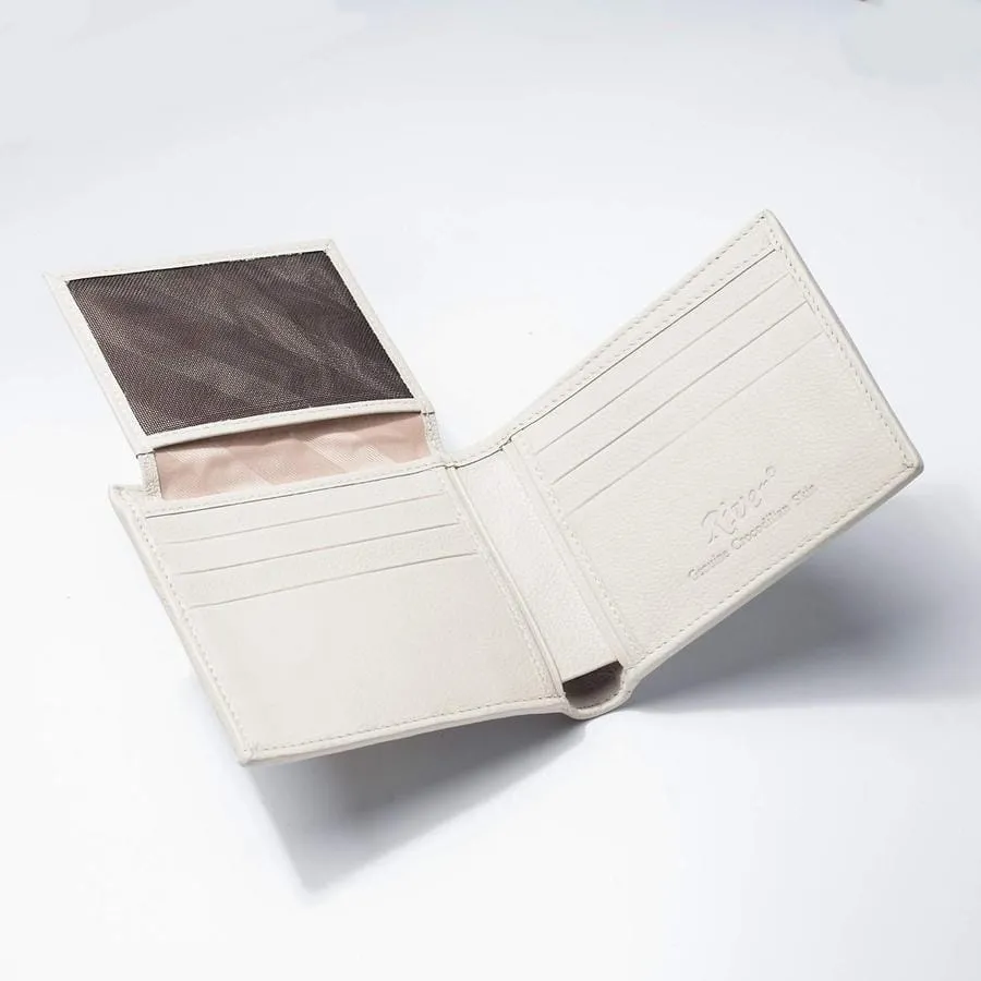 Grey Large Tail Crocodile Wallets