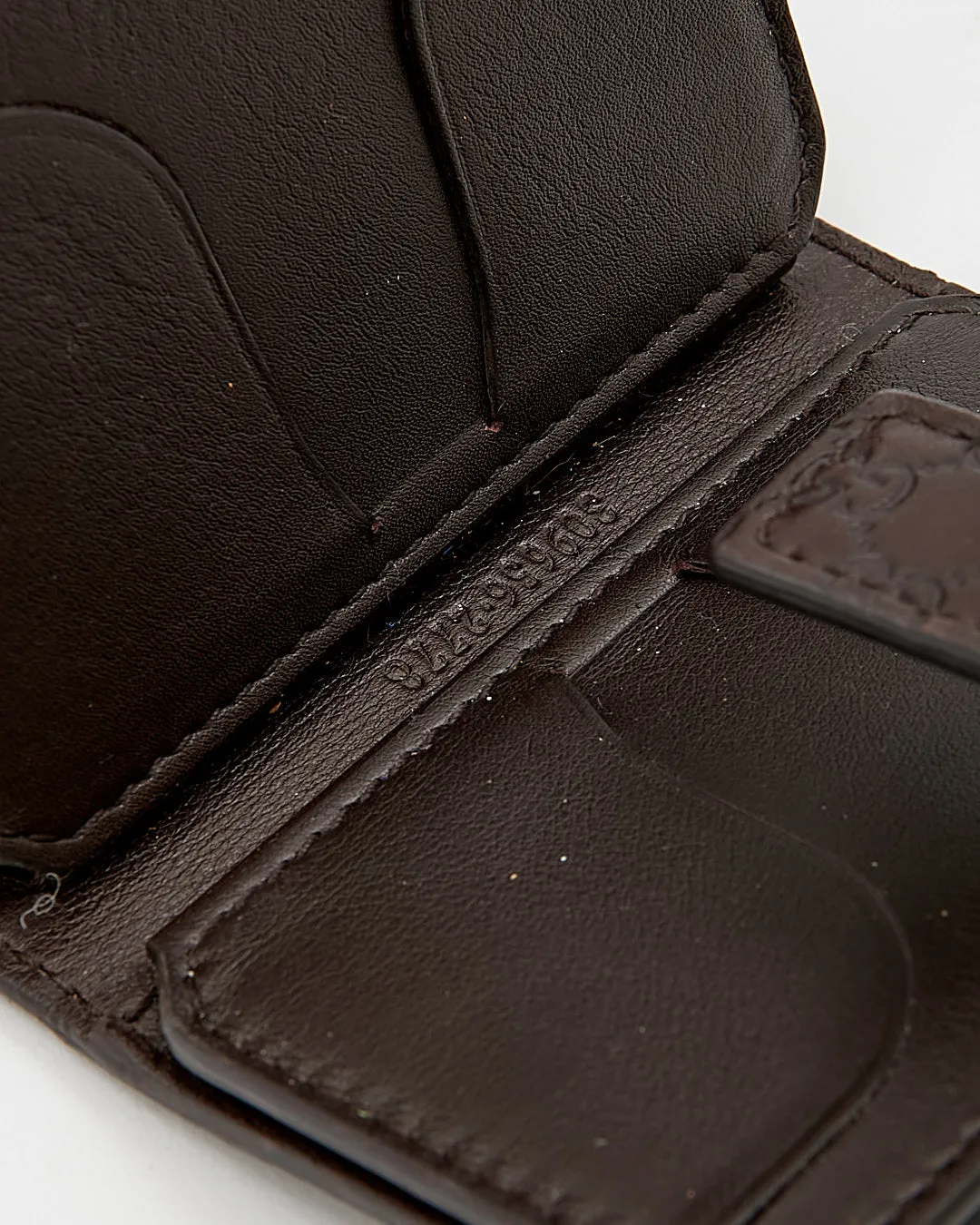 Gucci Brown Guccissima Leather Compact Card Holder