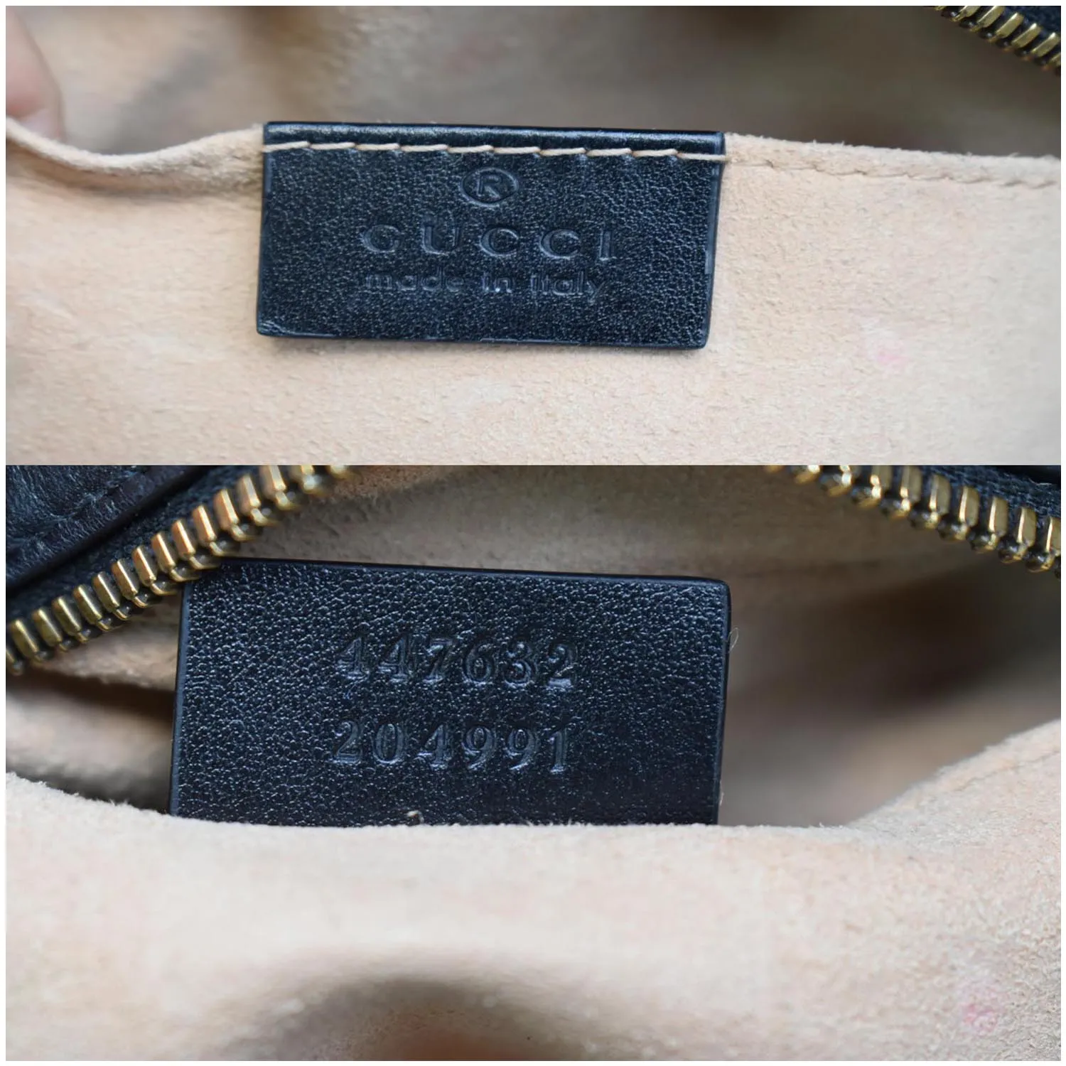 GUCCI GG Marmont Matelasse Small Leather Crossbody Bag Black