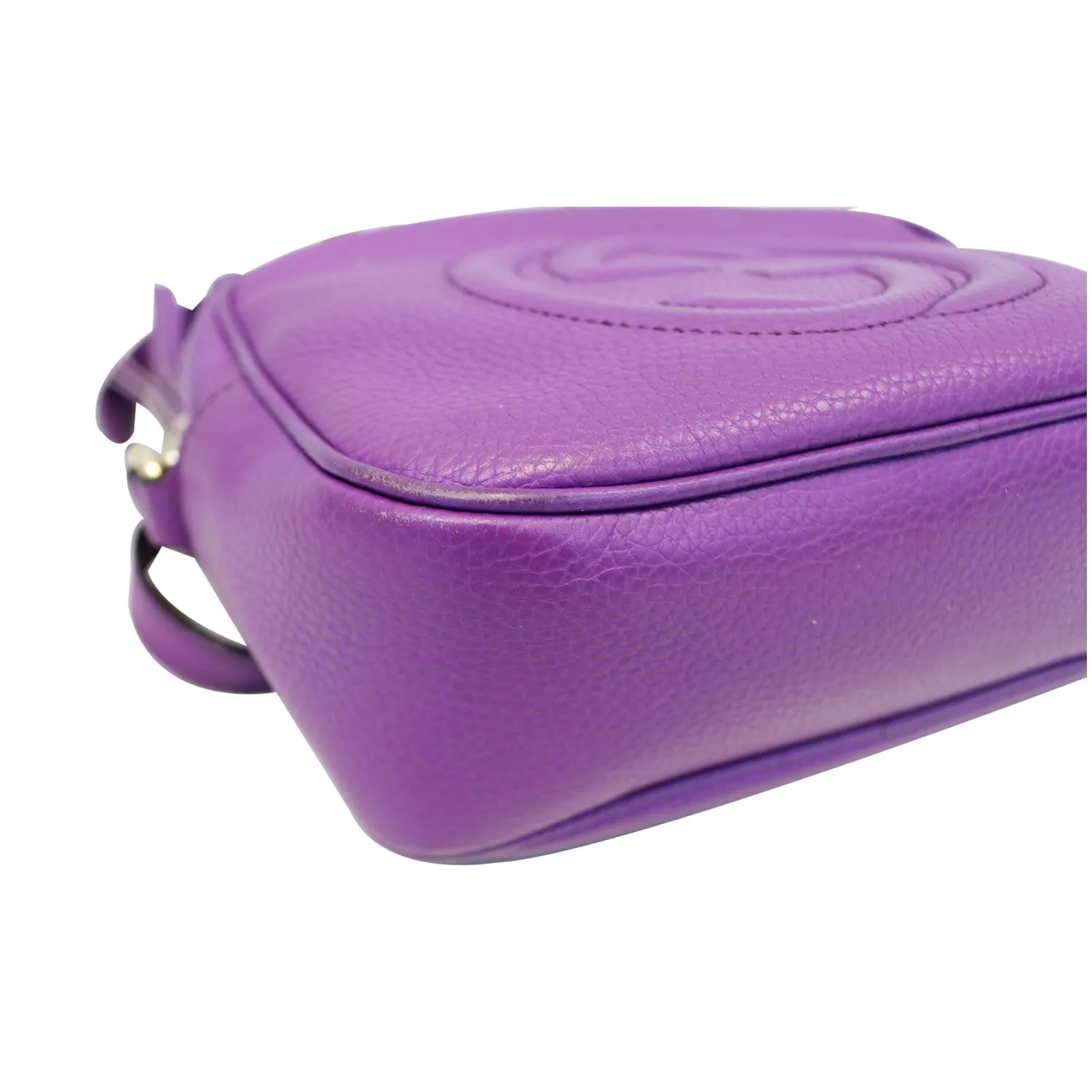 GUCCI Soho Disco Pebbled Leather Small Crossbody Bag 308364