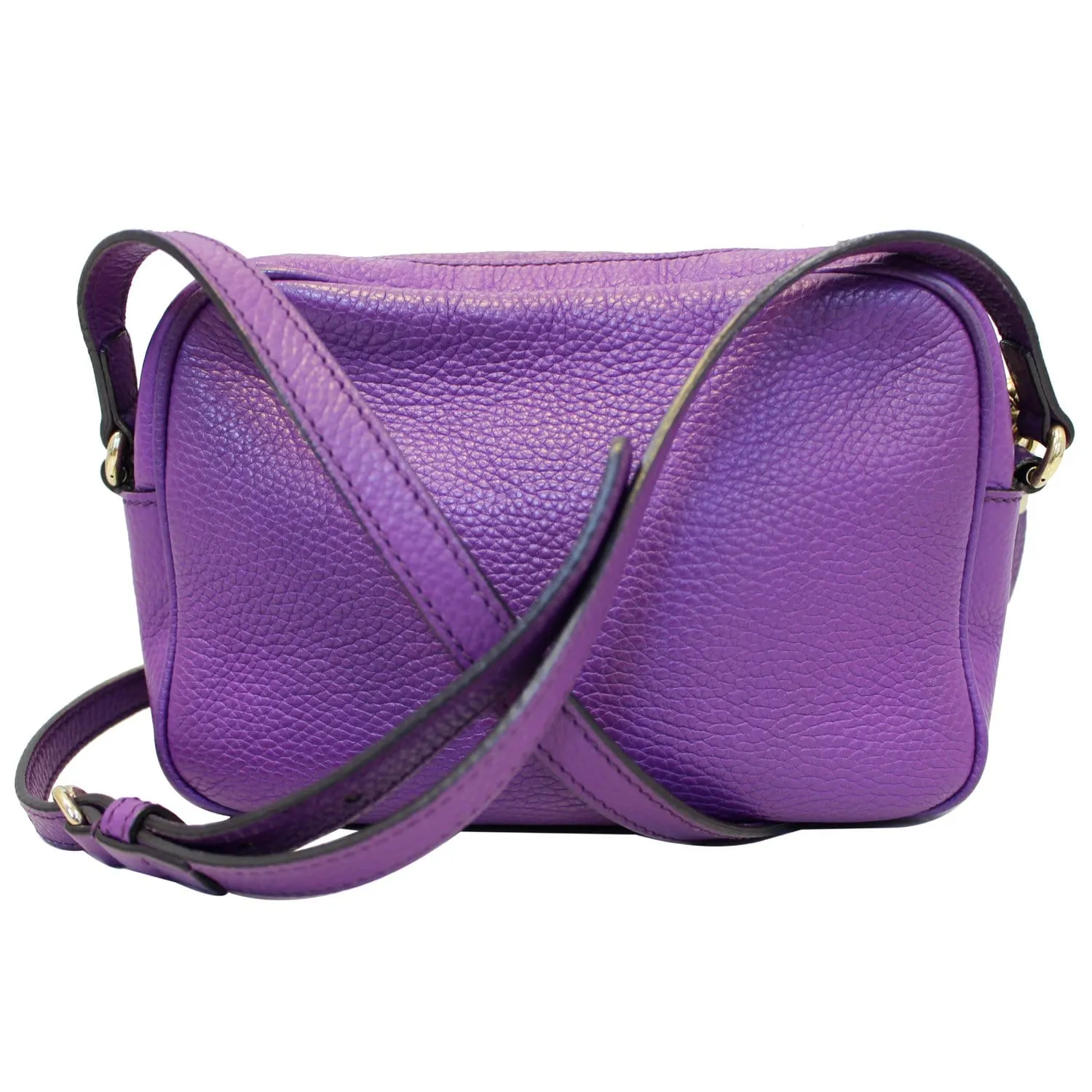 GUCCI Soho Disco Pebbled Leather Small Crossbody Bag 308364