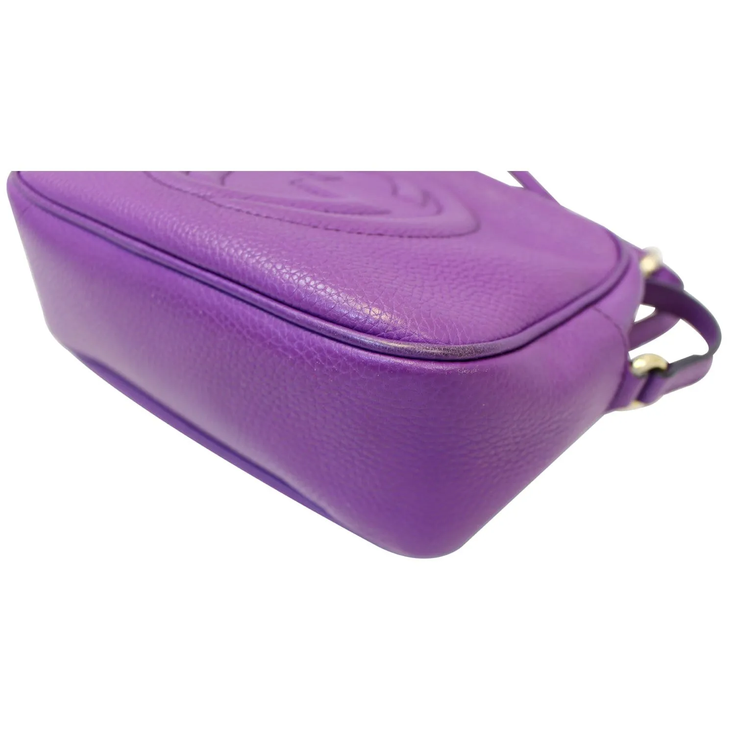 GUCCI Soho Disco Pebbled Leather Small Crossbody Bag 308364
