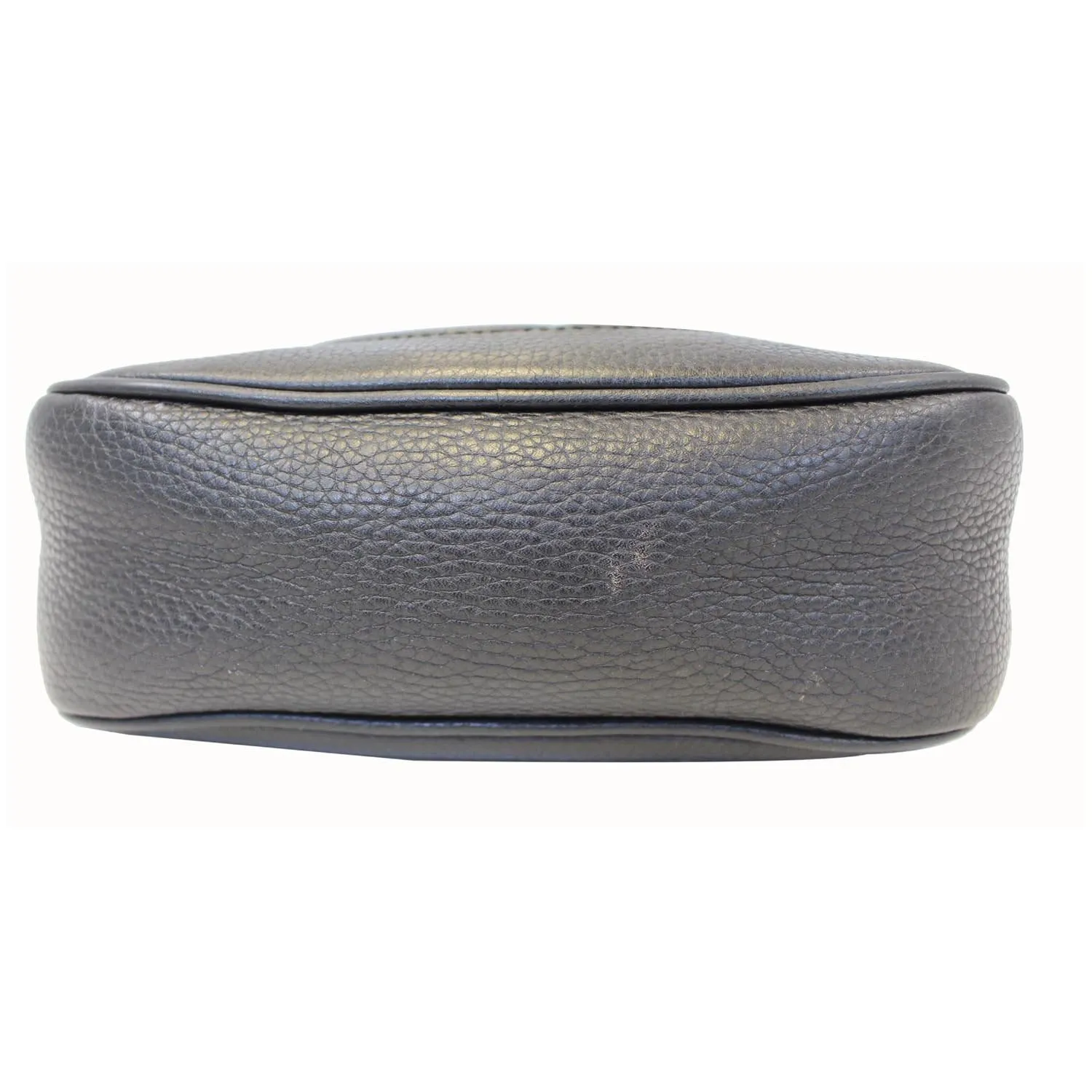GUCCI Soho Disco Pebbled Leather Small Crossbody Bag Black