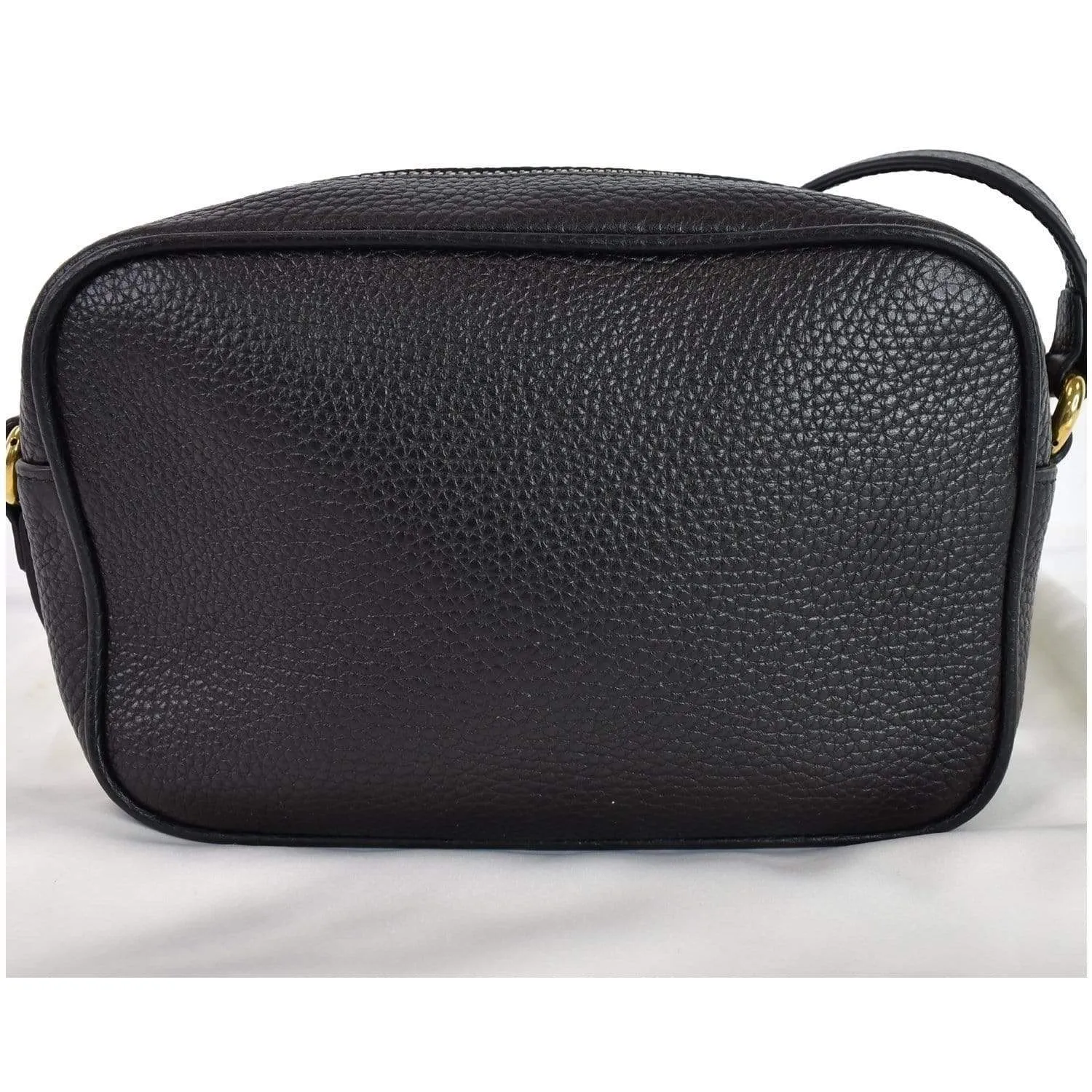 GUCCI Soho Disco Small Leather Crossbody Bag Black 347994