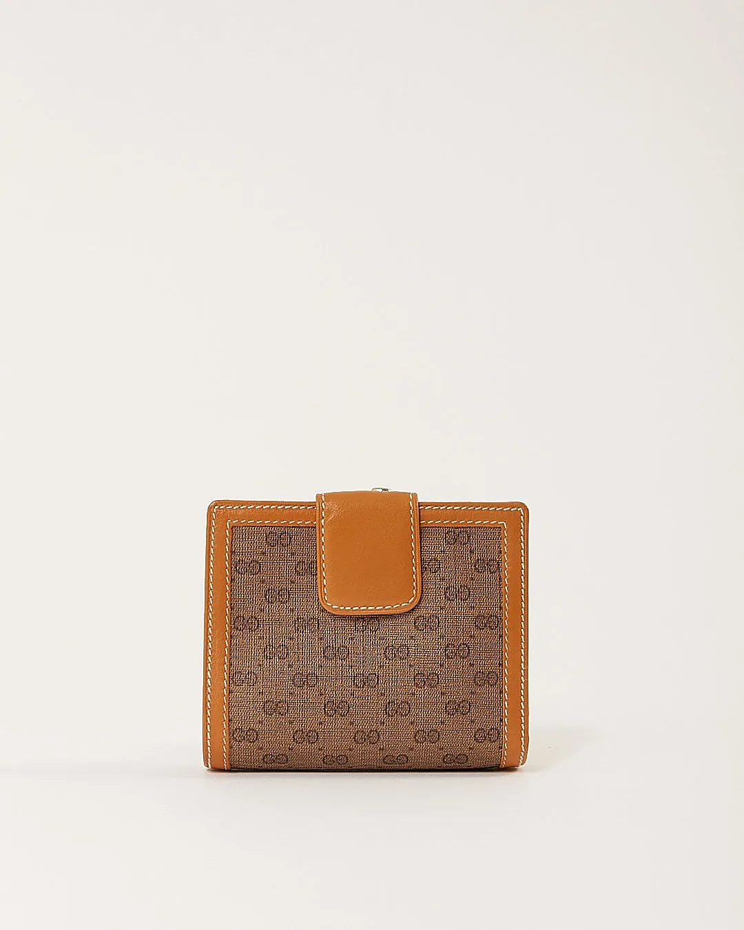 Gucci Vintage GG Micro Monogram Canvas French Compact Wallet