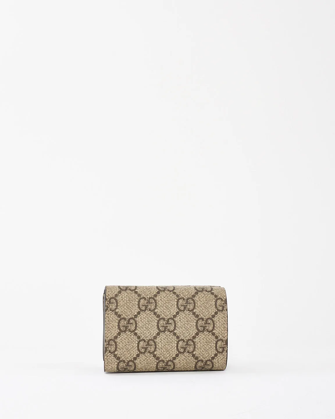 Gucci x Balenciaga The Hacker Project GG Supreme Coated Canvas Compact Wallet