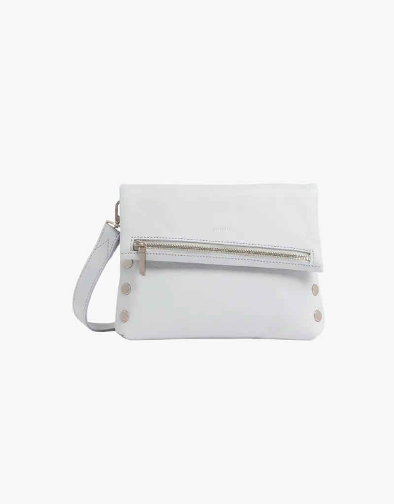 Hammitt VIP Medium Crossbody Clutch in Bluebird & Brushed Silver