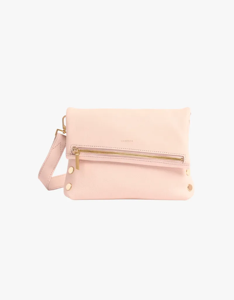 Hammitt VIP Medium Crossbody Clutch in Superbloom Pink & Gold