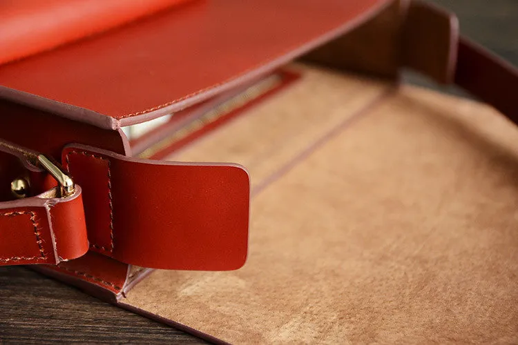 Handcrafted Genuine Leather Messenger Bag, Shoulder Bag, Men Bag D003
