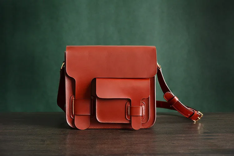 Handcrafted Genuine Leather Messenger Bag, Shoulder Bag, Men Bag D003
