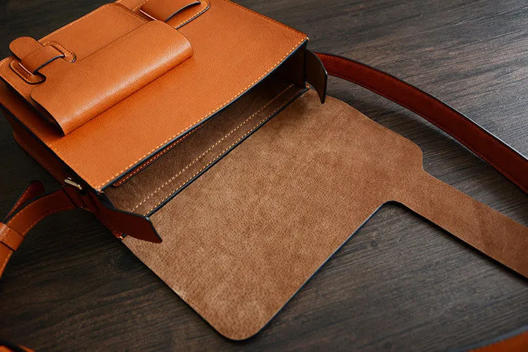Handcrafted Genuine Leather Messenger Bag, Shoulder Bag, Men Bag D003