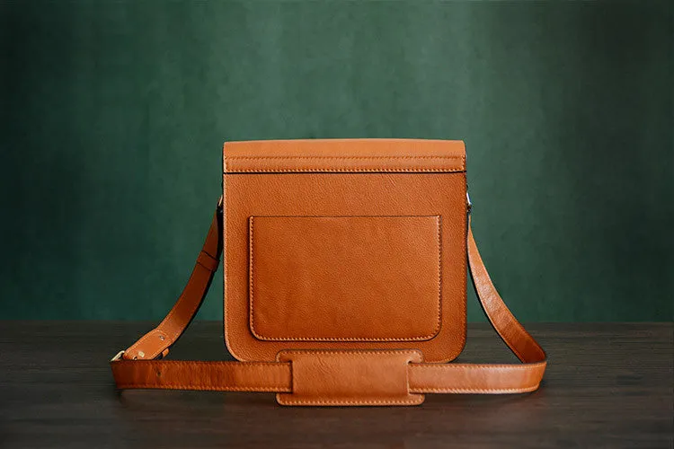 Handcrafted Genuine Leather Messenger Bag, Shoulder Bag, Men Bag D003