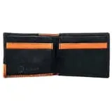 Hands up basket weave" front pocket bifold hooey wallet