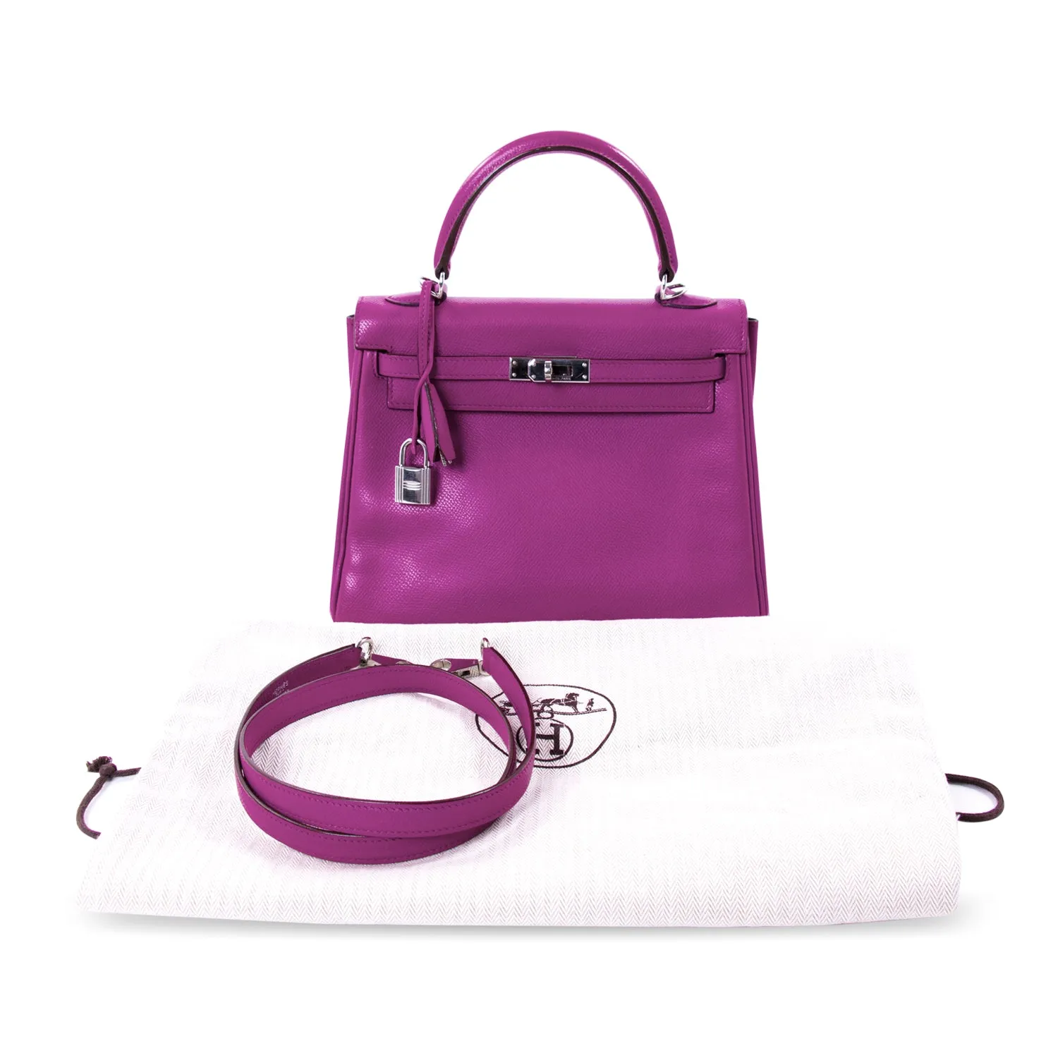 Hermès Kelly 25 Retourne Anemonie Courchevel