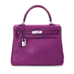 Hermès Kelly 25 Retourne Anemonie Courchevel