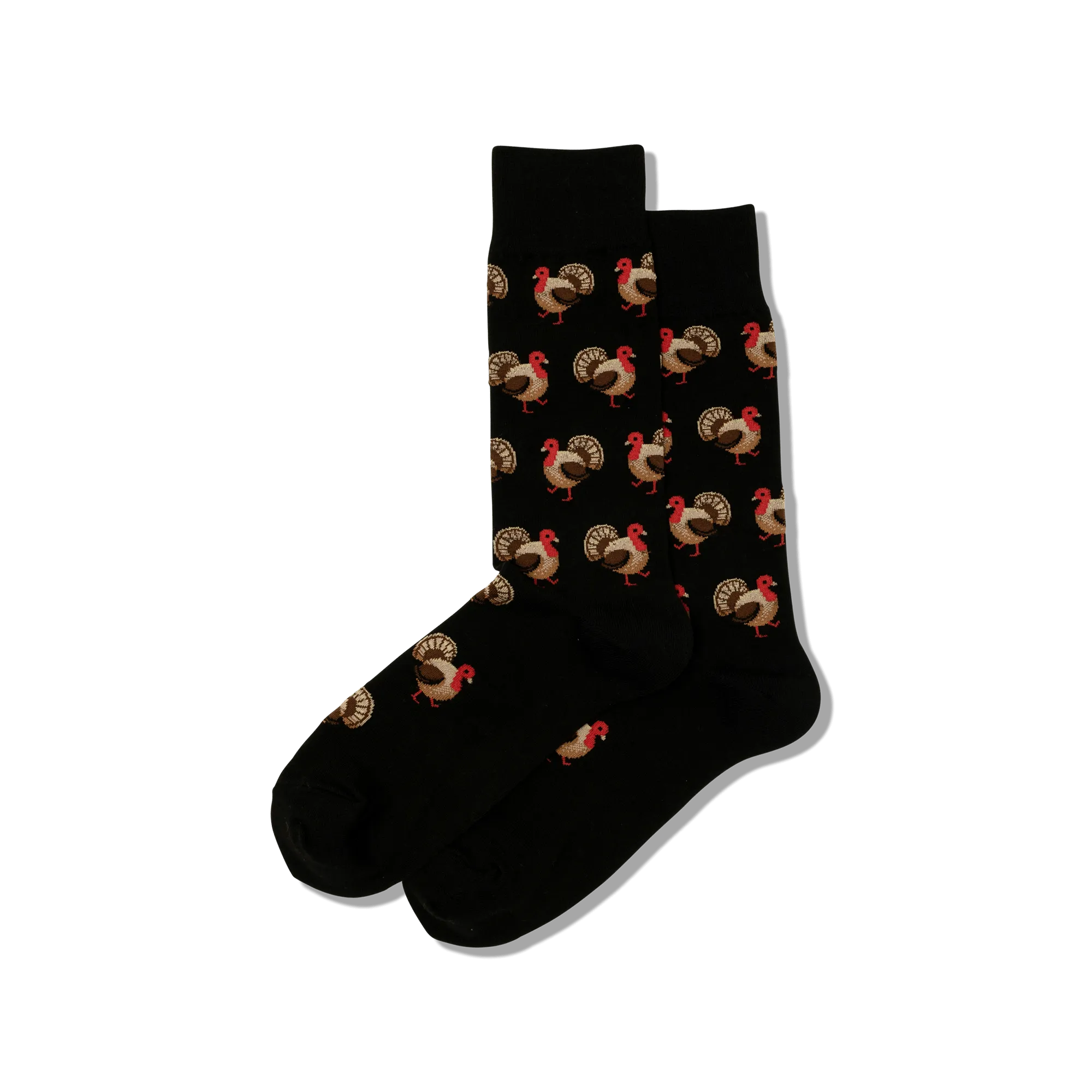 HOTSOX Men's Turkeys Crew Socks