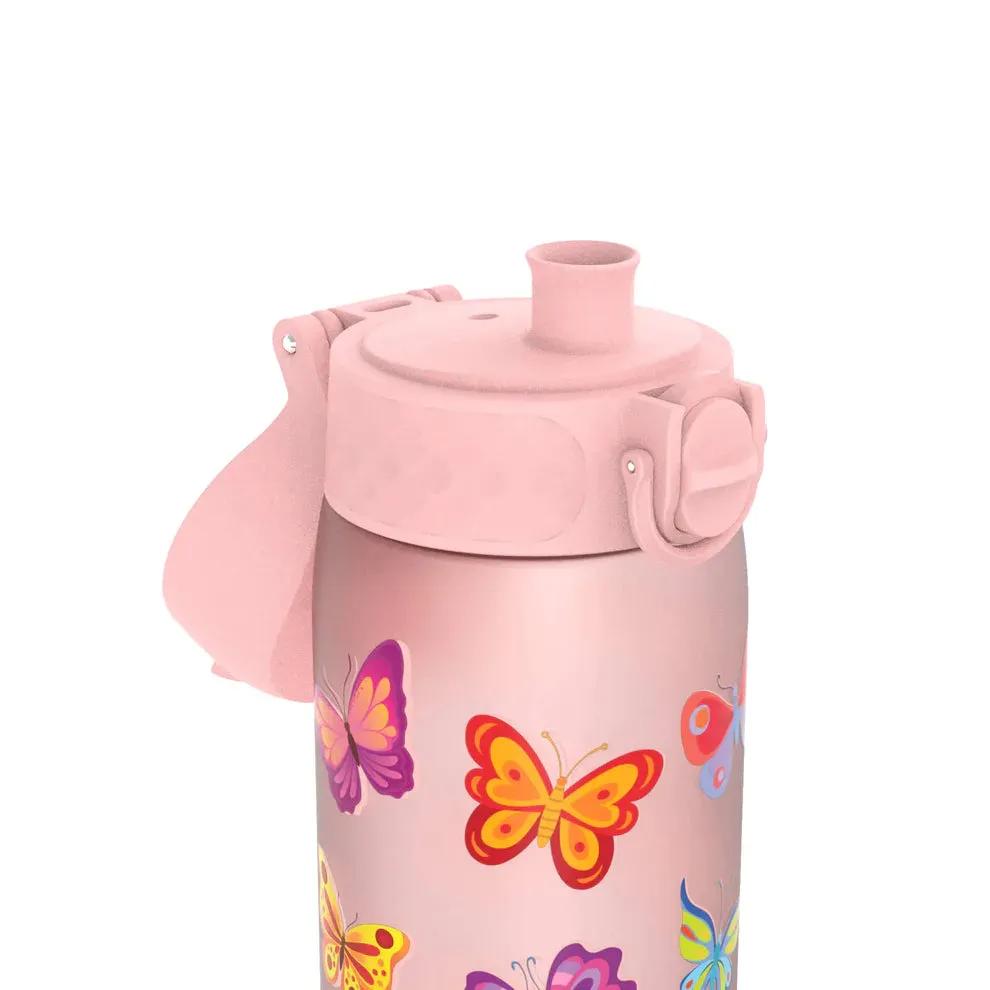 Ion8 Slim 600ml BPA Free, Water Bottle - Butterfly