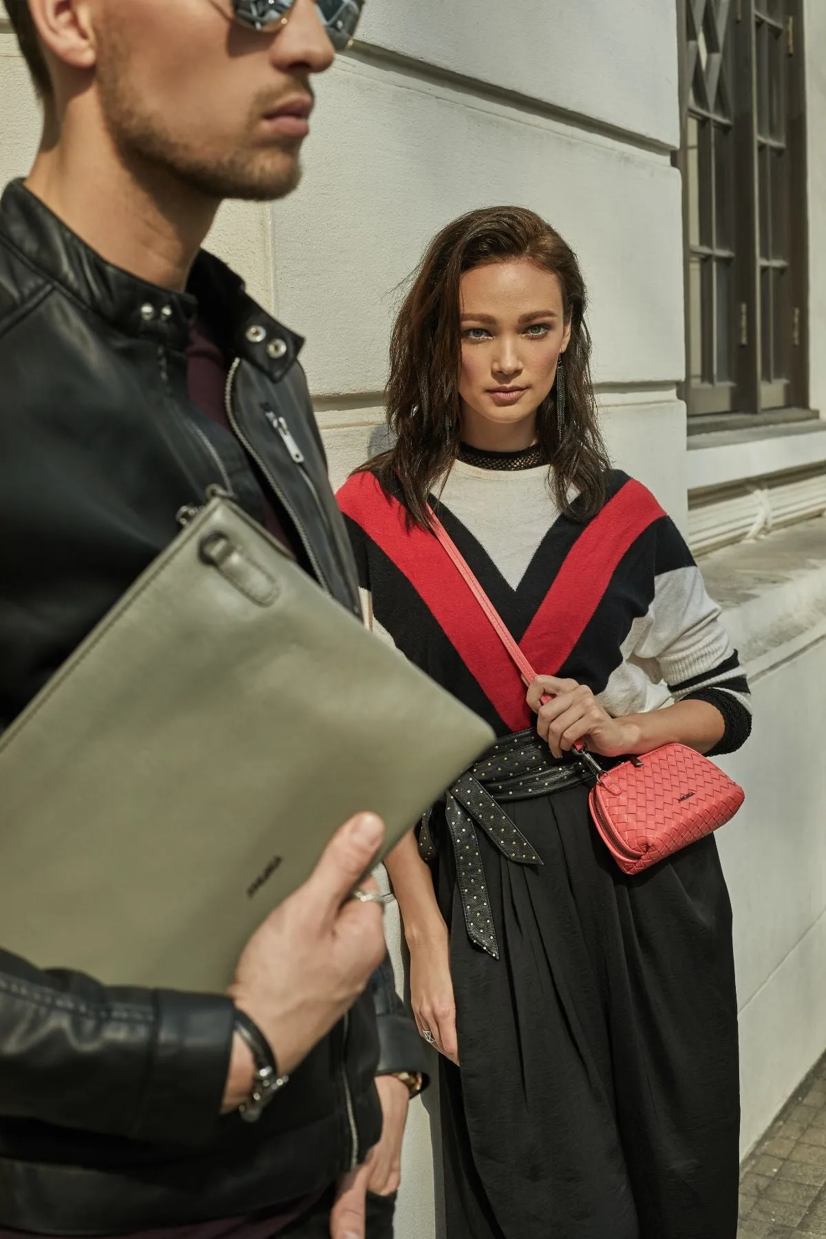 JUNE&RIGA JUDE B. Genuine Leather Bag