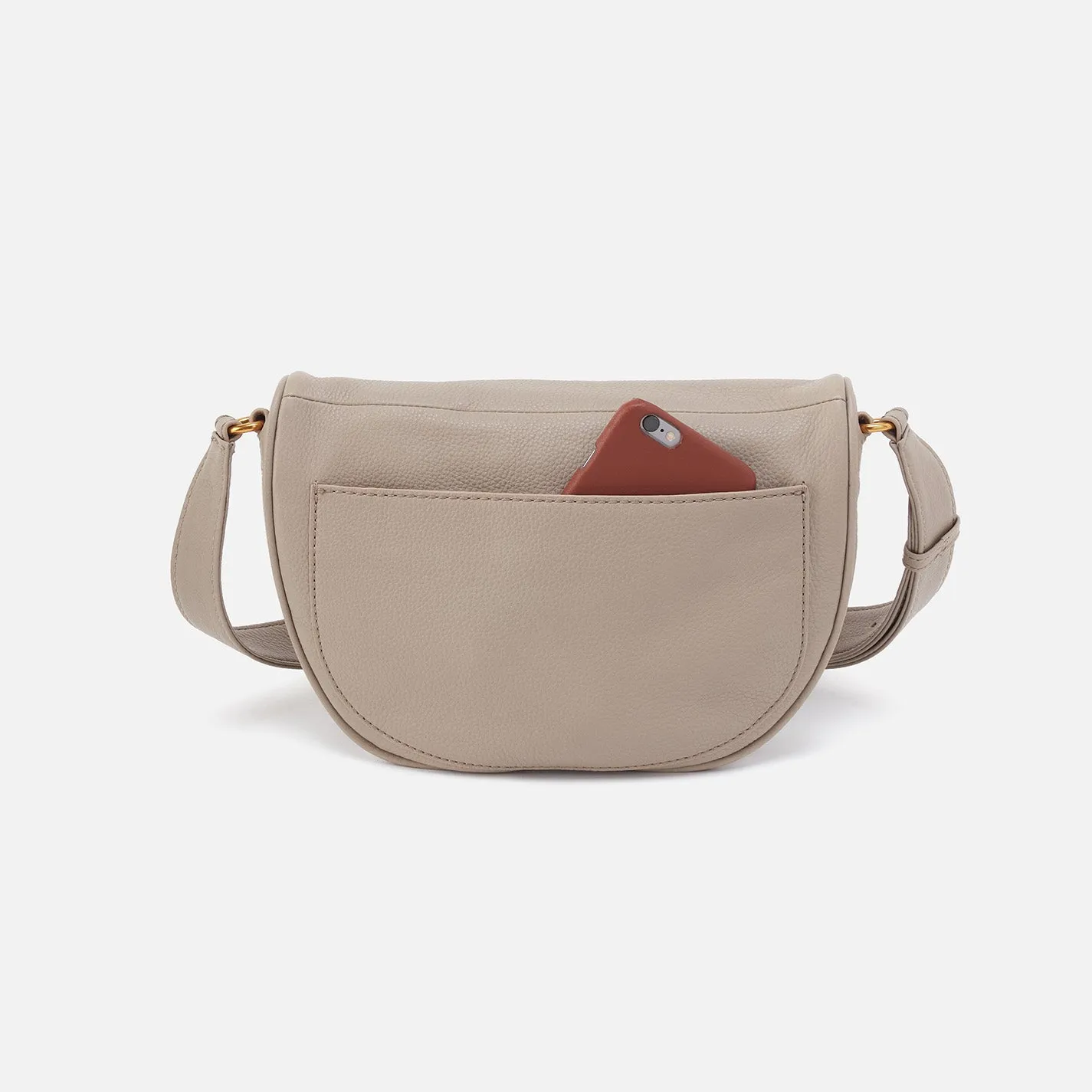 Juno Belt Bag In Pebbled Leather - Taupe