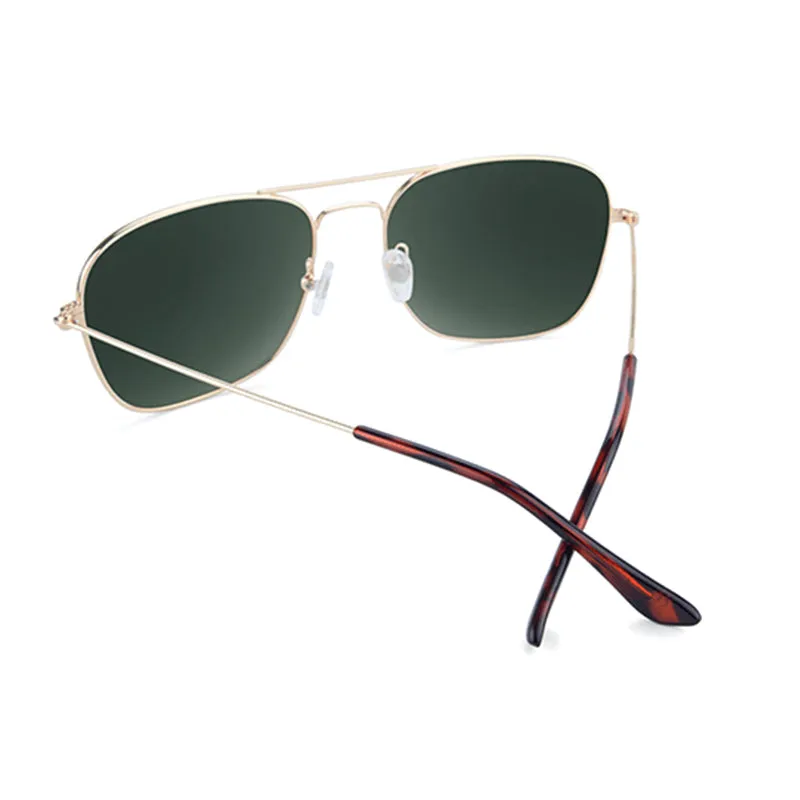Knockaround® Mount Evans Sunglasses in Gold and Aviator Green