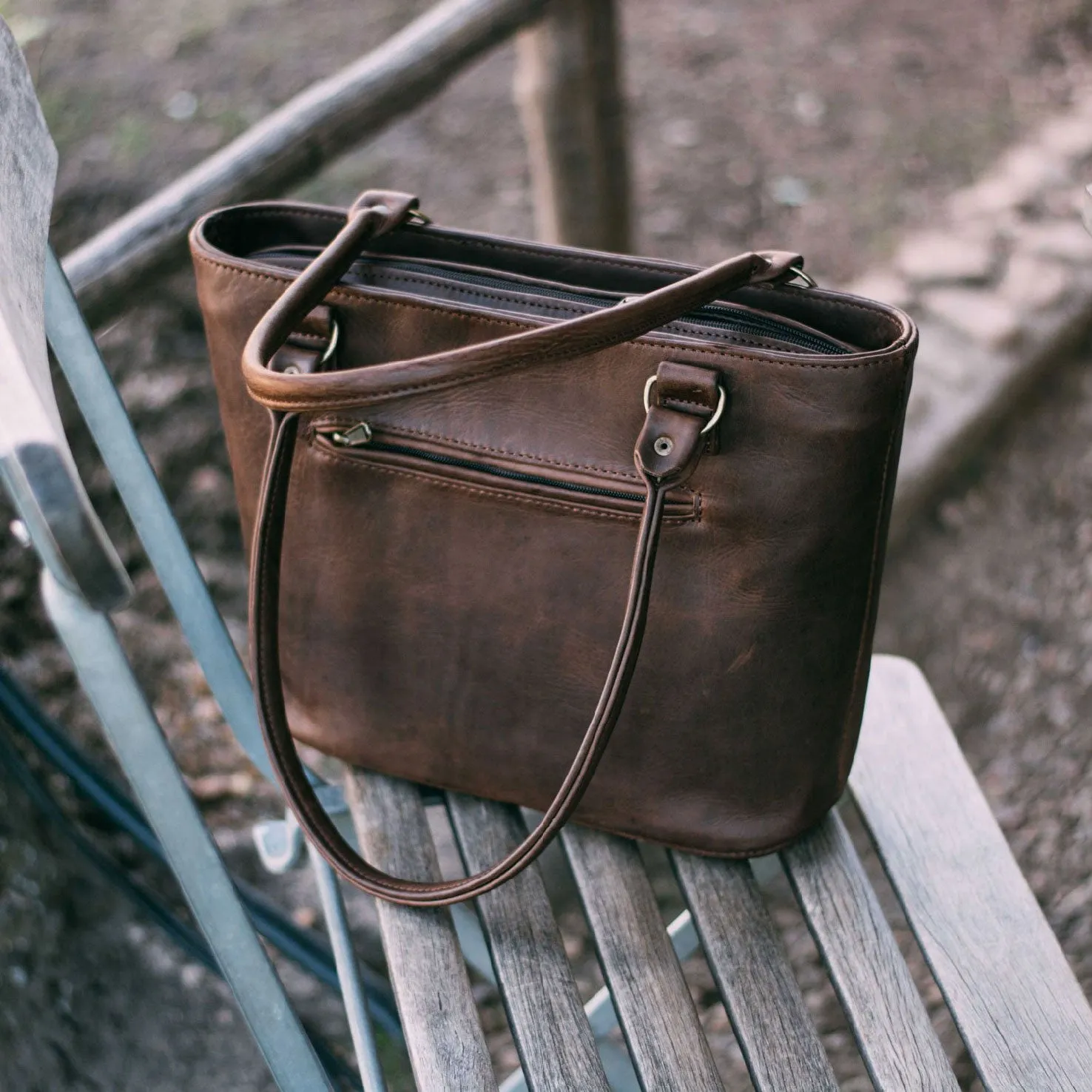 Lady Handbag - Brown
