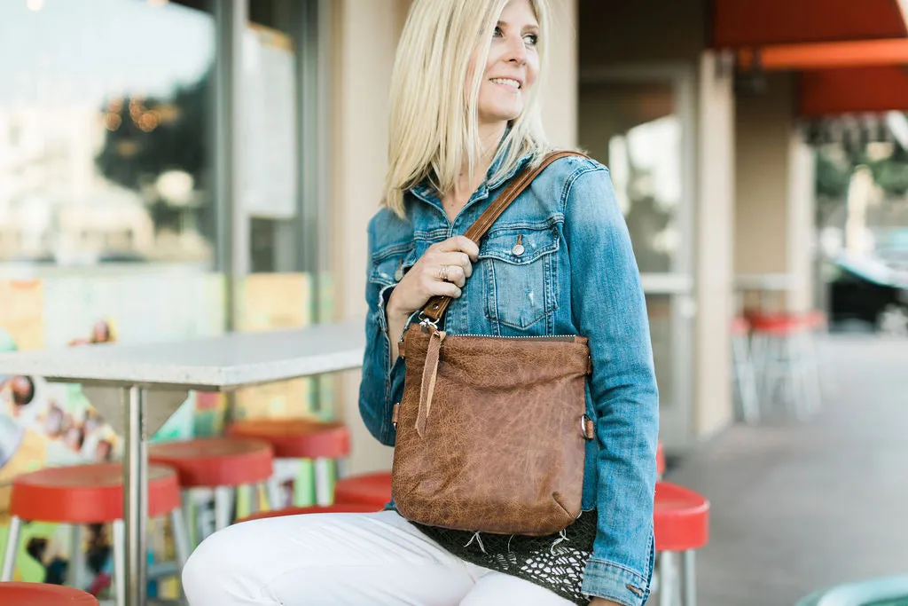 Large Foldover Satchel ~ Whiskey Outlaw
