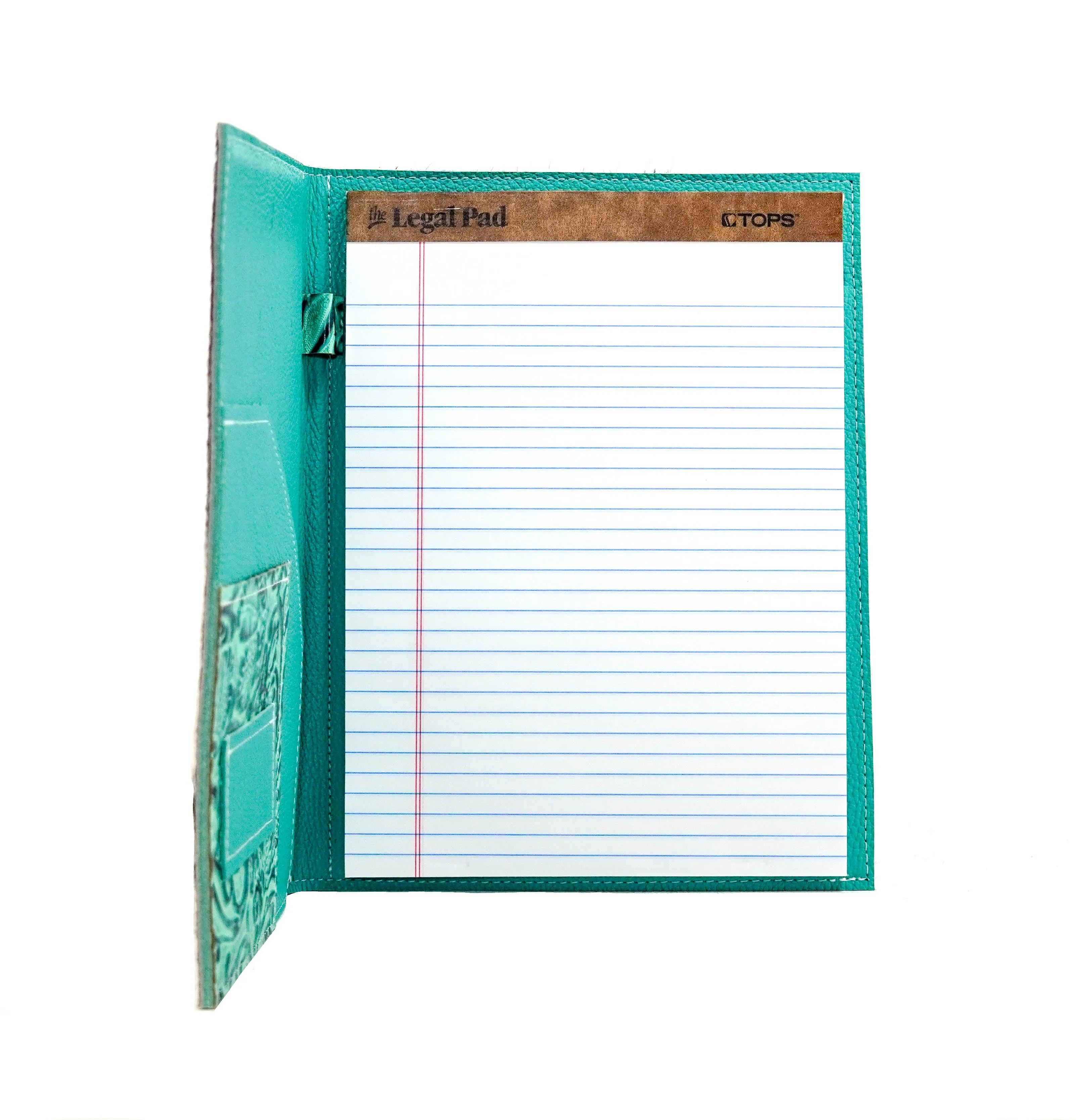 Large Notepad Cover - Black & White w/ No Embossed