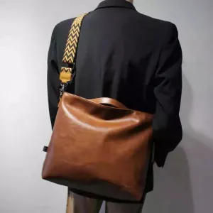 Large Soft Leather Crossbody Bag