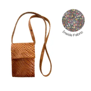 LaShey Crossbody Cognac Butan Woven
