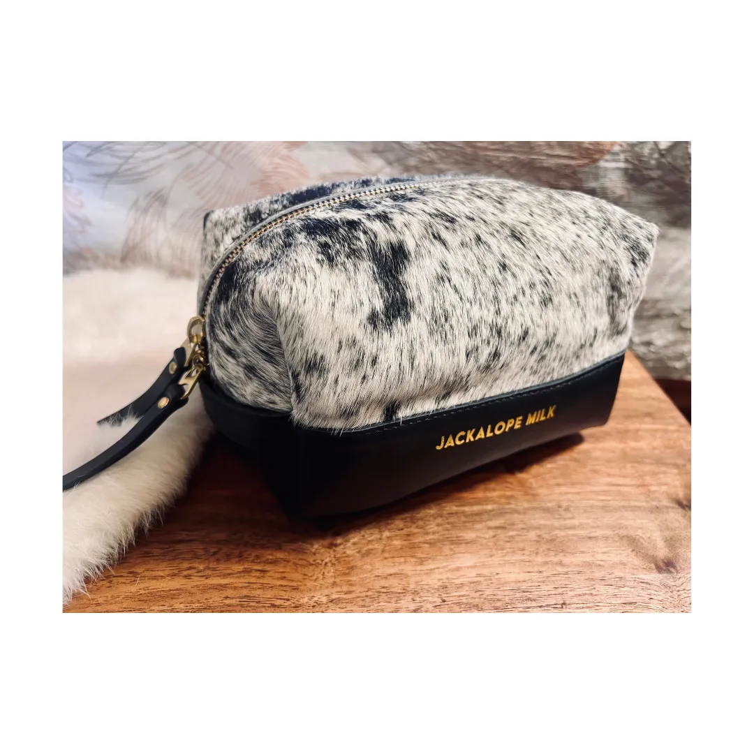 Leather & Hide Dopp Kit |  Jackalope Milk