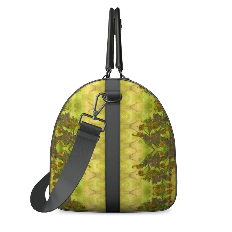 Leather Duffel Bag (WindSong Flower) RJSTH@Fabric #2 RJSTHS2021 RJS