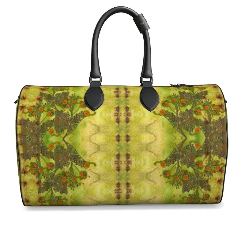 Leather Duffel Bag (WindSong Flower) RJSTH@Fabric #2 RJSTHS2021 RJS