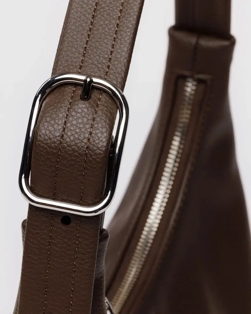 Leather Mini Brown Shoulder Bag