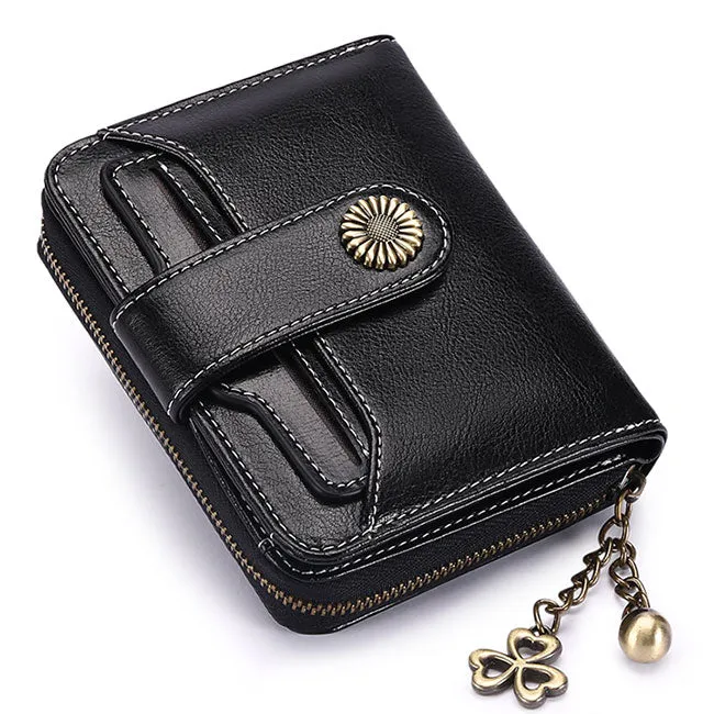 Leather Small Wallets for Women