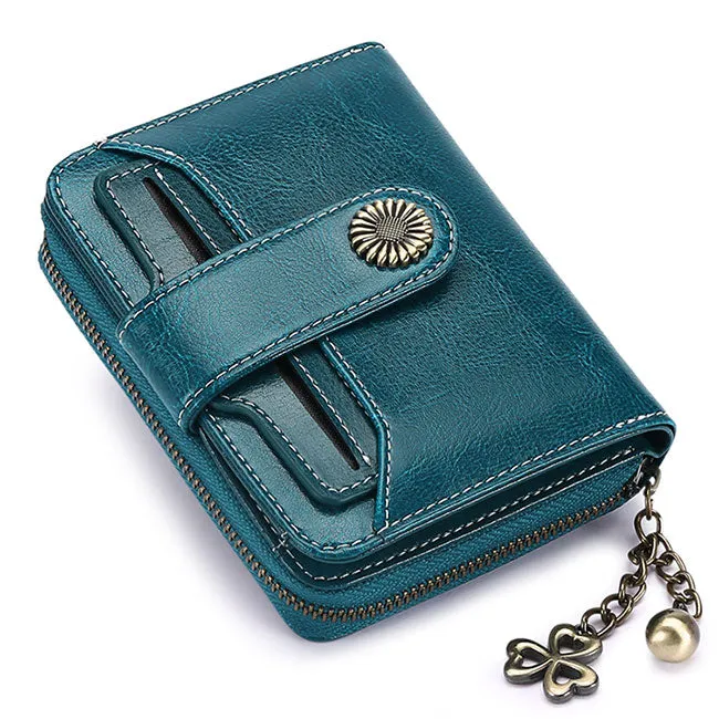 Leather Small Wallets for Women