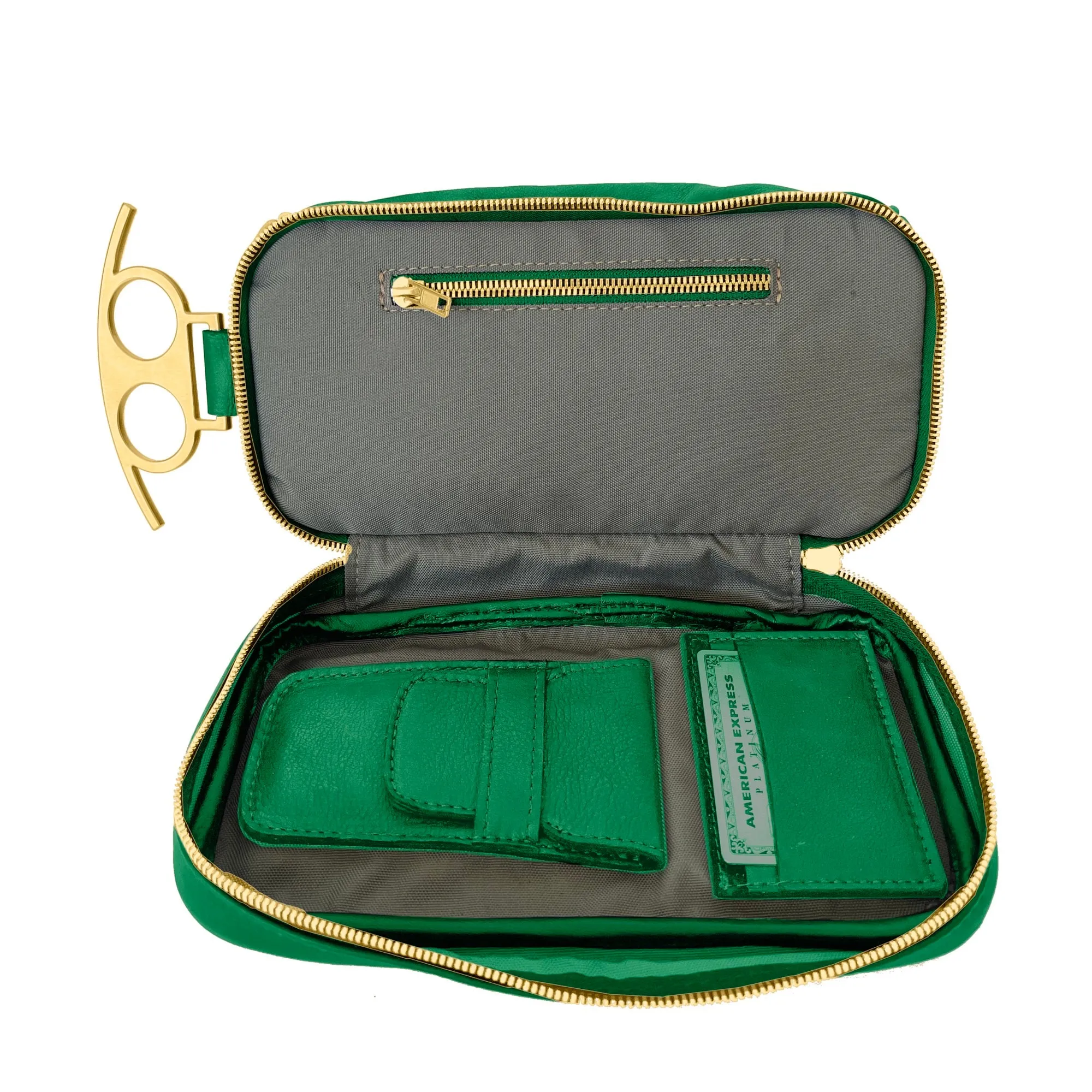 Lotta Pieces | 007 Leather Toiletry Bag With Hidden Compartments