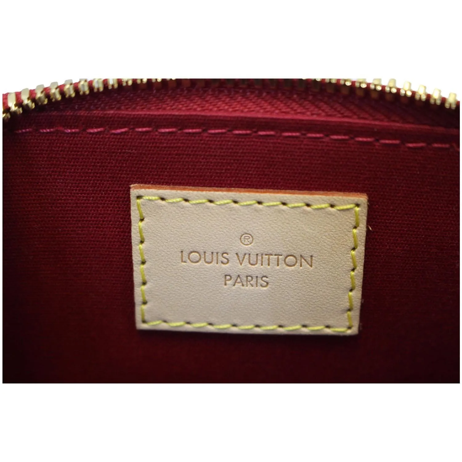 LOUIS VUITTON Alma BB Vernis Leather Satchel Crossbody Bag