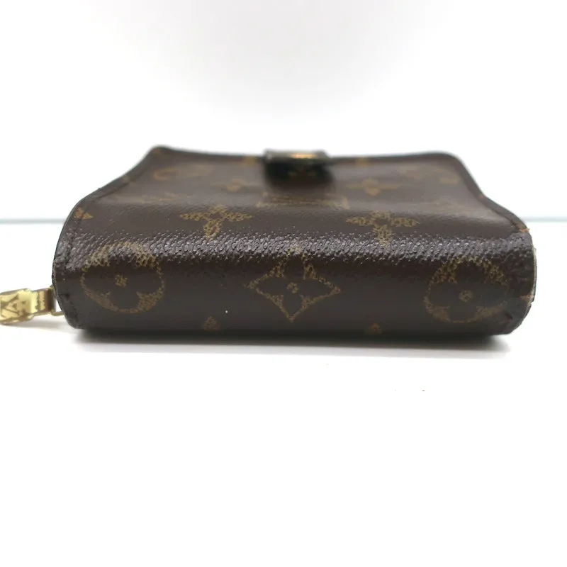 Louis Vuitton Compact Zip Wallet Brown Monogram Canvas