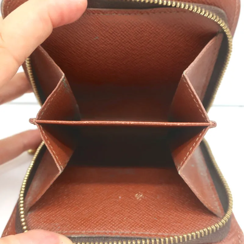 Louis Vuitton Compact Zip Wallet Brown Monogram Canvas