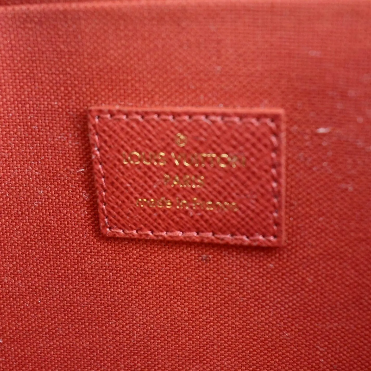 LOUIS VUITTON Felicie Damier Ebene Pochette Crossbody Bag Brown