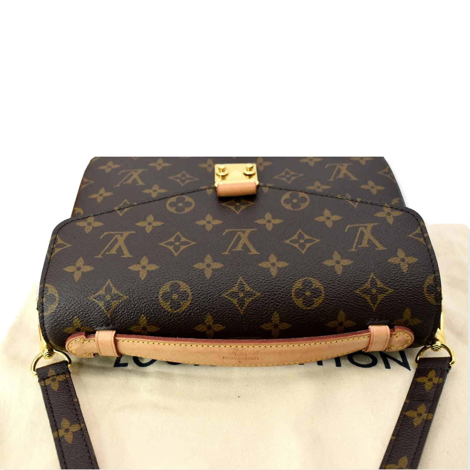 LOUIS VUITTON  Metis Pochette Monogram Canvas Crossbody Bag Brown