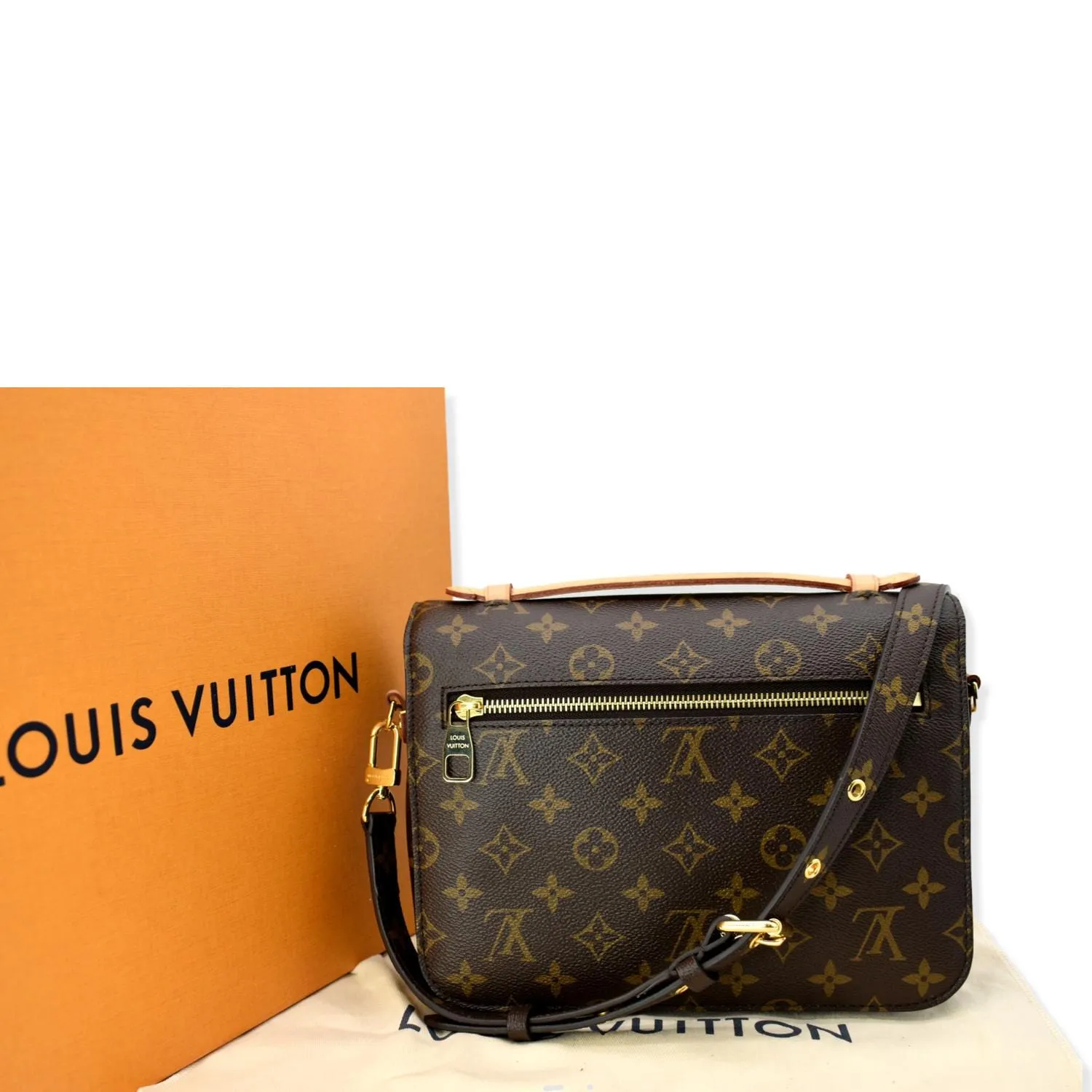 LOUIS VUITTON  Metis Pochette Monogram Canvas Crossbody Bag Brown