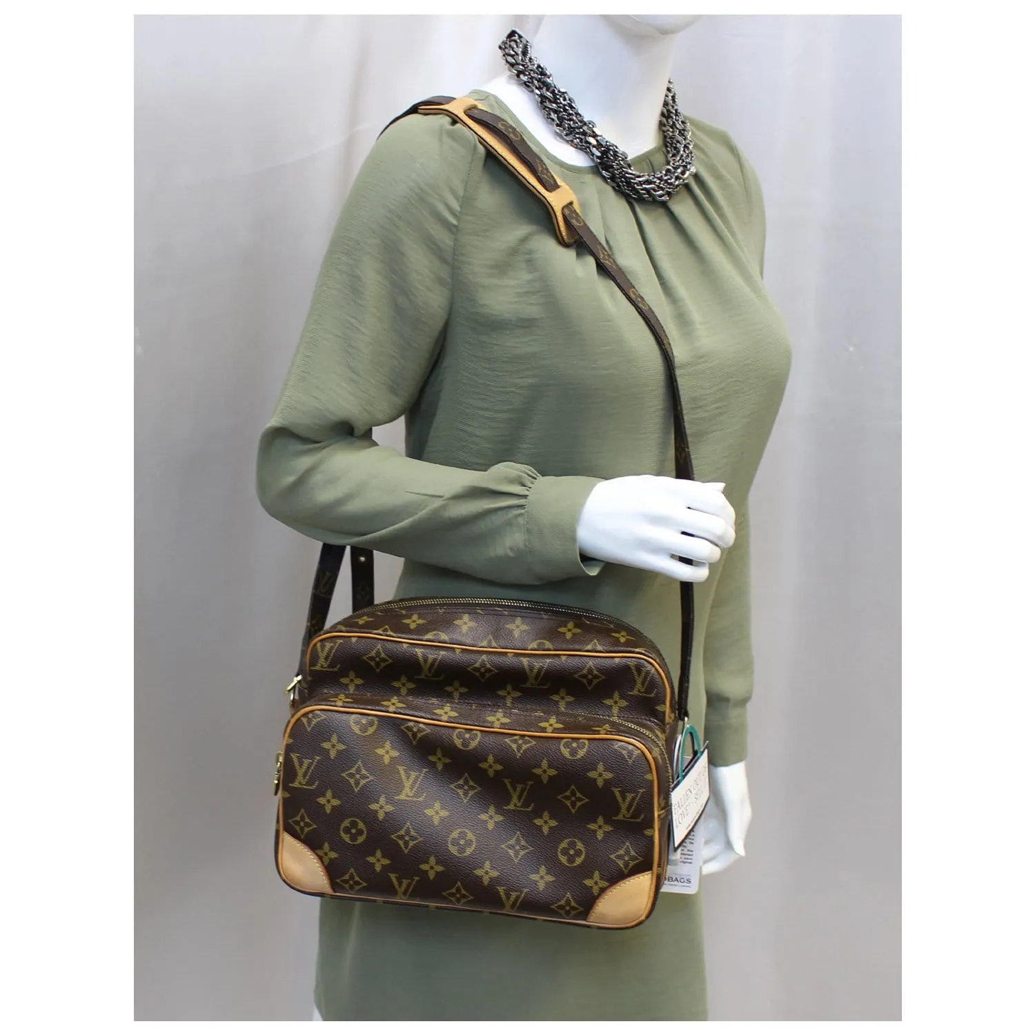 Louis Vuitton Nile Monogram Canvas Shoulder Crossbody Bag